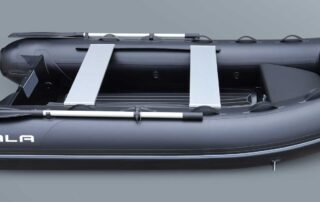 GALA 9’10” long, rigid inflatable boat Atlantis A300D in black.