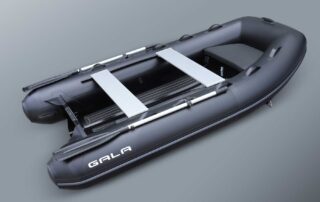 GALA 9’10” long, rigid inflatable boat Atlantis A300D in black.